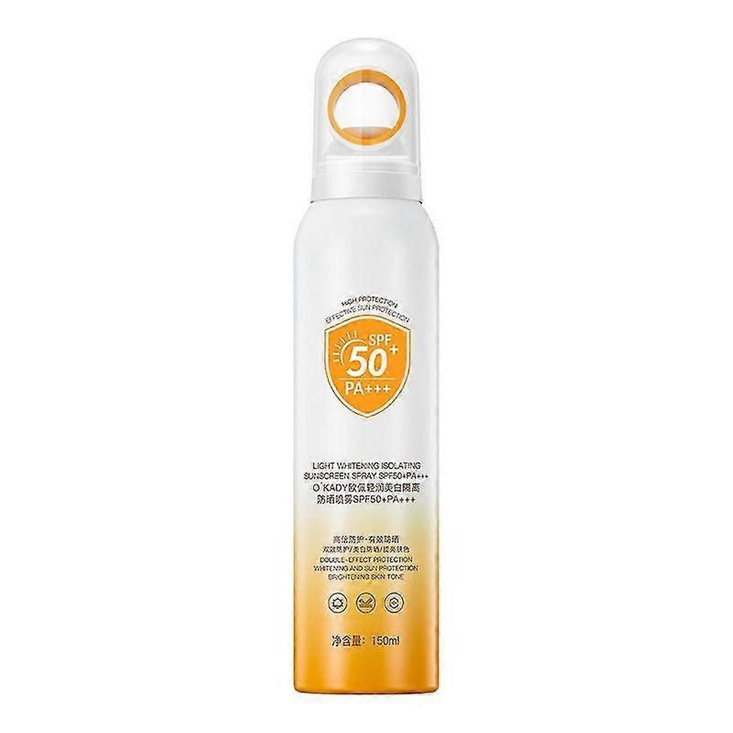 Reef Safe Sunscreen Spray SPF 50, 360 Mist, Broad-Spectrum UVA/UVB Protection, Lightweight & Non-Greasy, Travel Size Sunscreen Spray for Face & Body