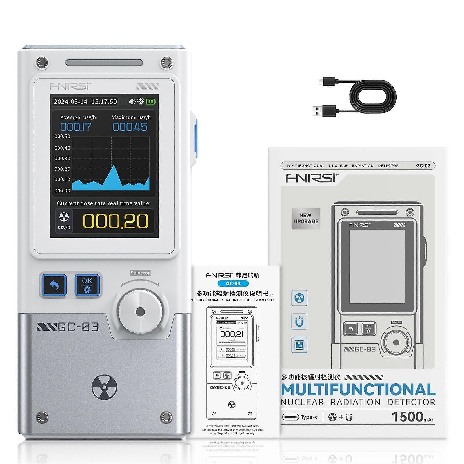 3 in 1 EMF Meter Easy-to-read display Health and safety