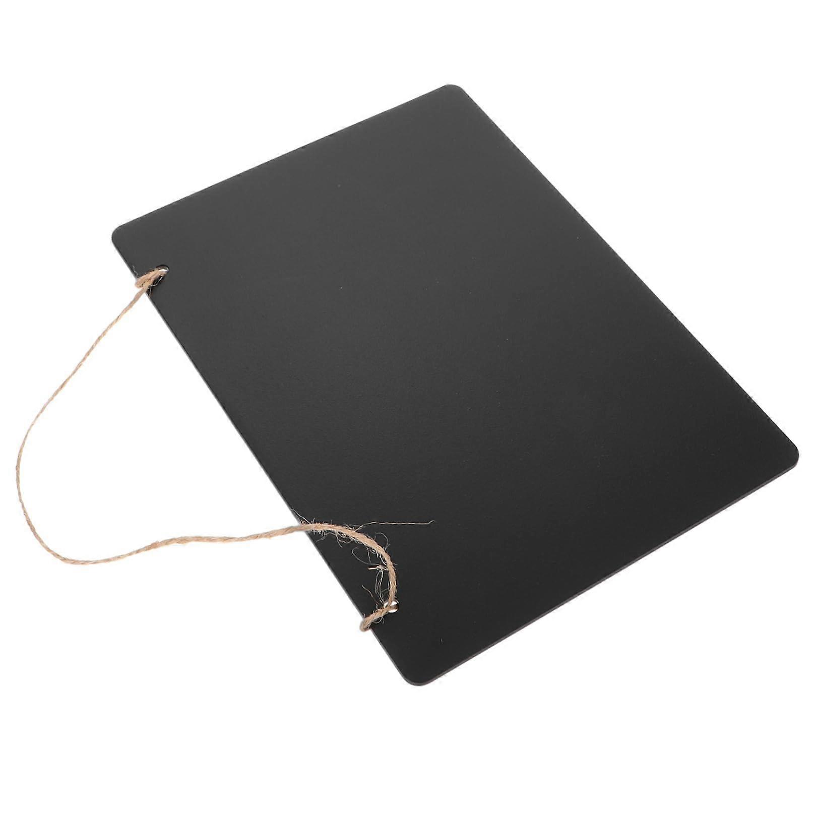 Double-Sided Chalkboard Sign with Removable Frame for Wall Decoration, Home and Business Use, Wooden Frame with Hanging String