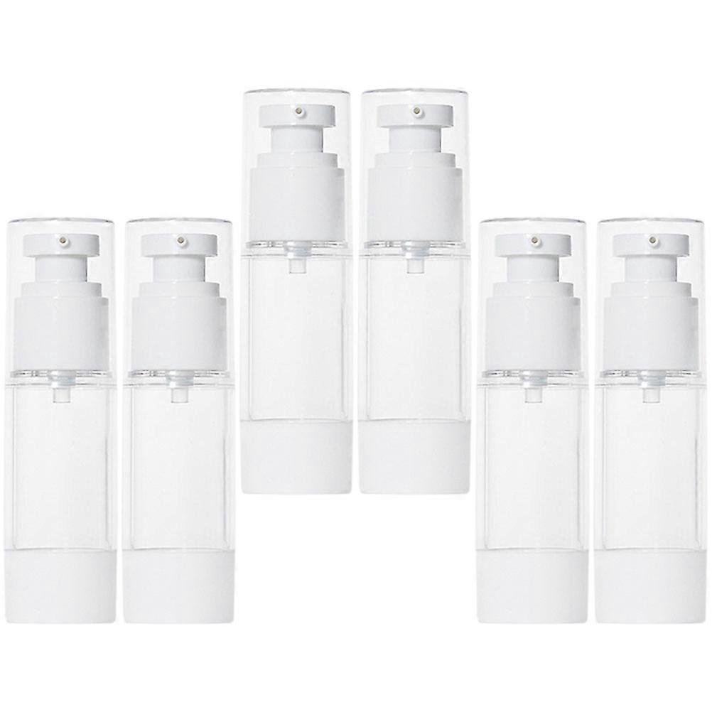Refillable Pump Bottle Travel 11.8x3.3cm Reliable 6Pcs