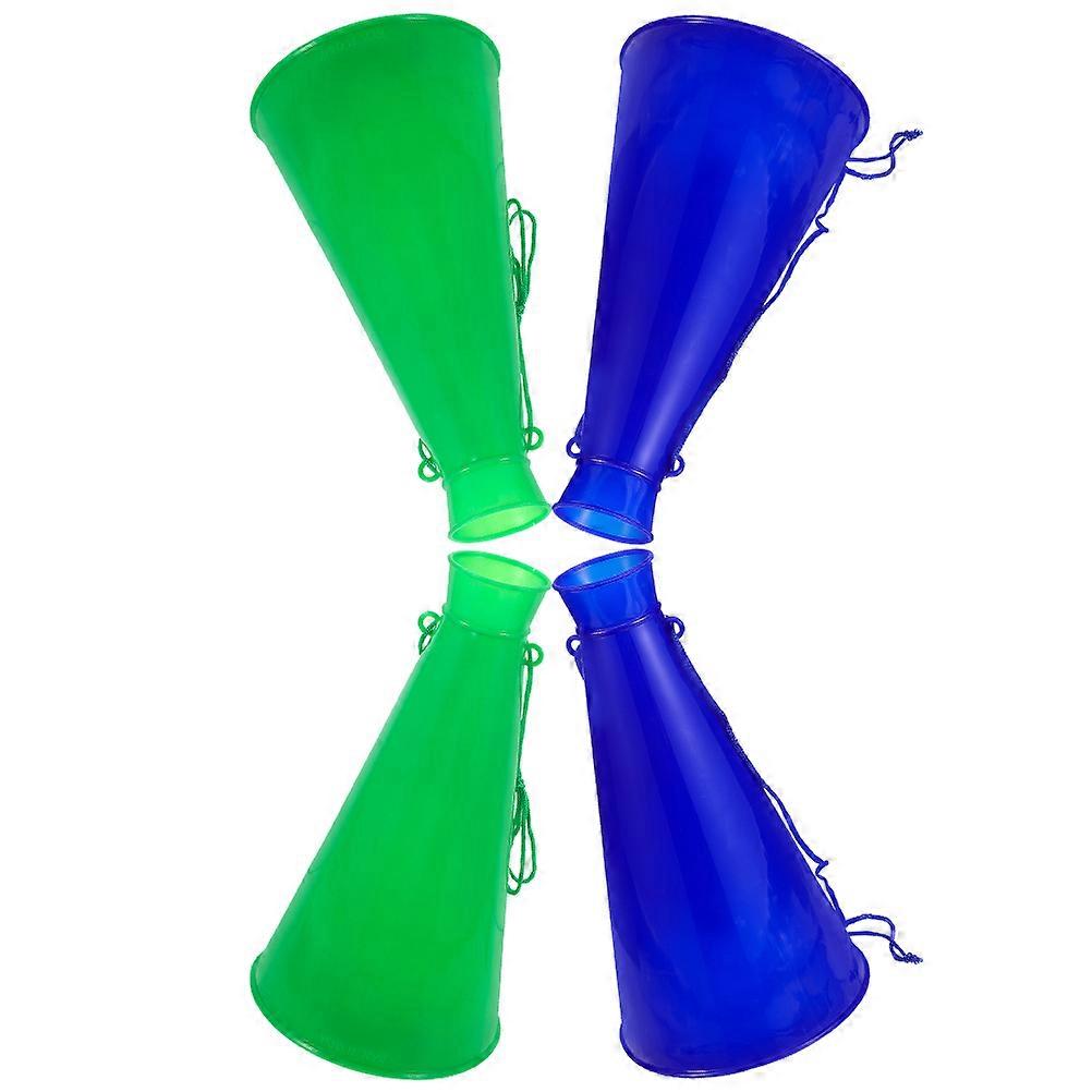 4pcs Cheer Megaphone Party Accessory Vibrant Noise Maker for Football Games, Concerts & Celebrations – Durable Design