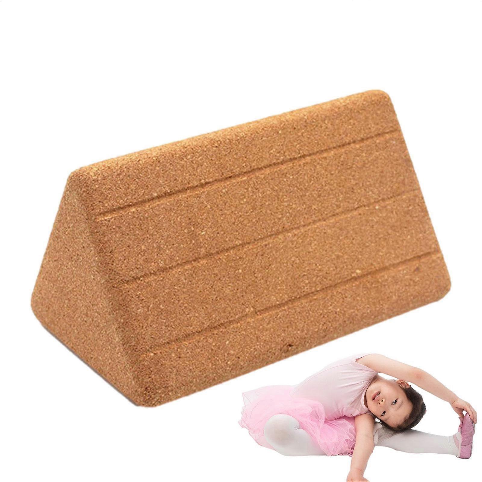 Cork Yoga Blocks, Density Triangle, Natural Cork, Professional Yoga Cube
