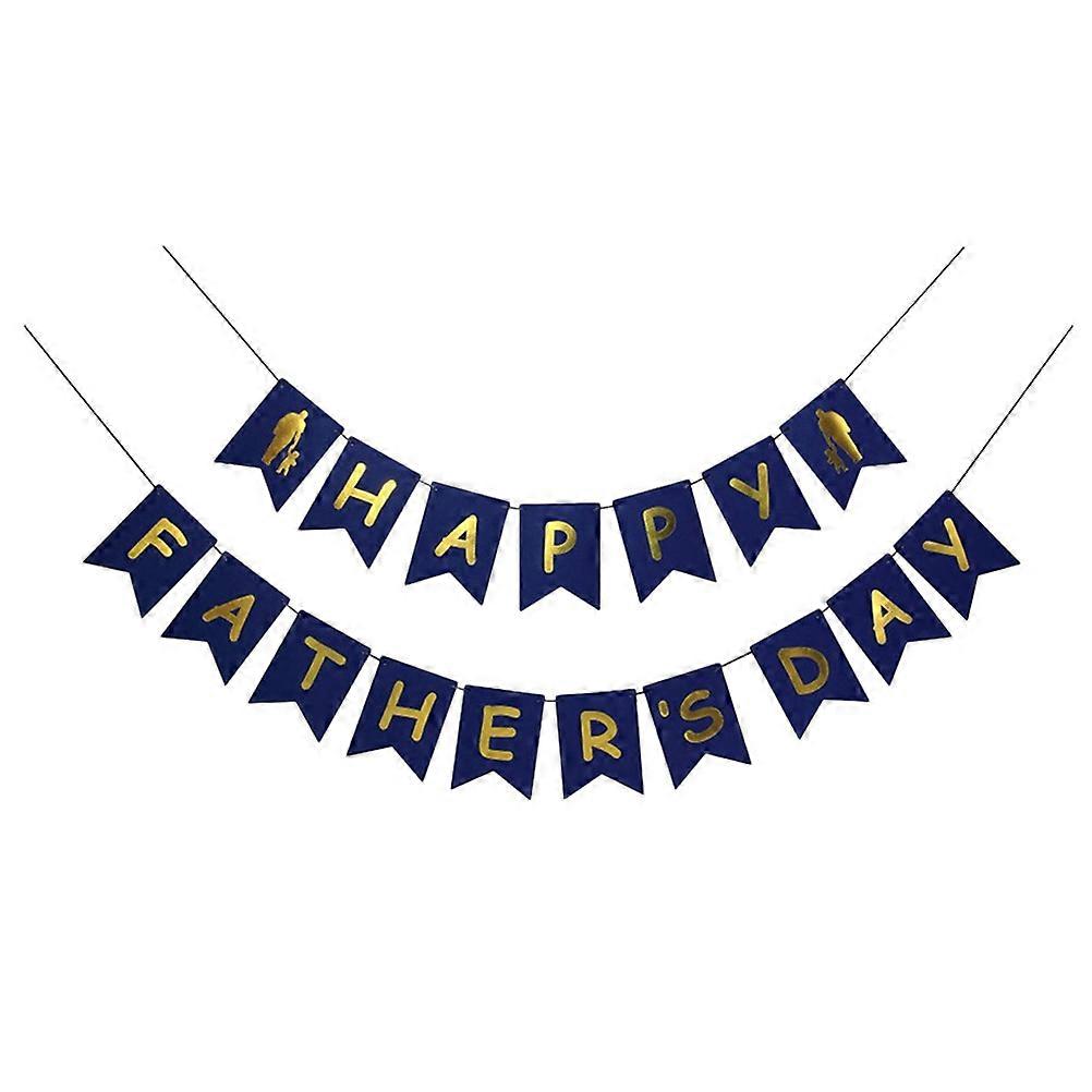 1 Set Father's Day Banners Festival Decorations Home Hanging Adornment
