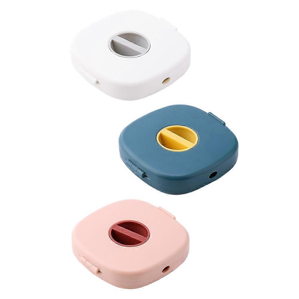 3Pcs Rotating USB Cable Box Data Cable Organizer Creative Charging Storage Solution