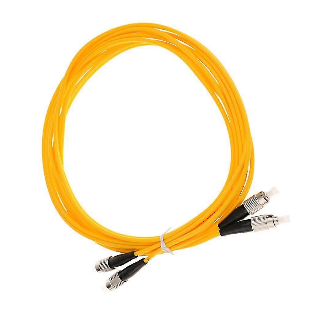 FC to FC Singlemode Double Core Fiber Optical Patch Cable Cord Line 3 meter