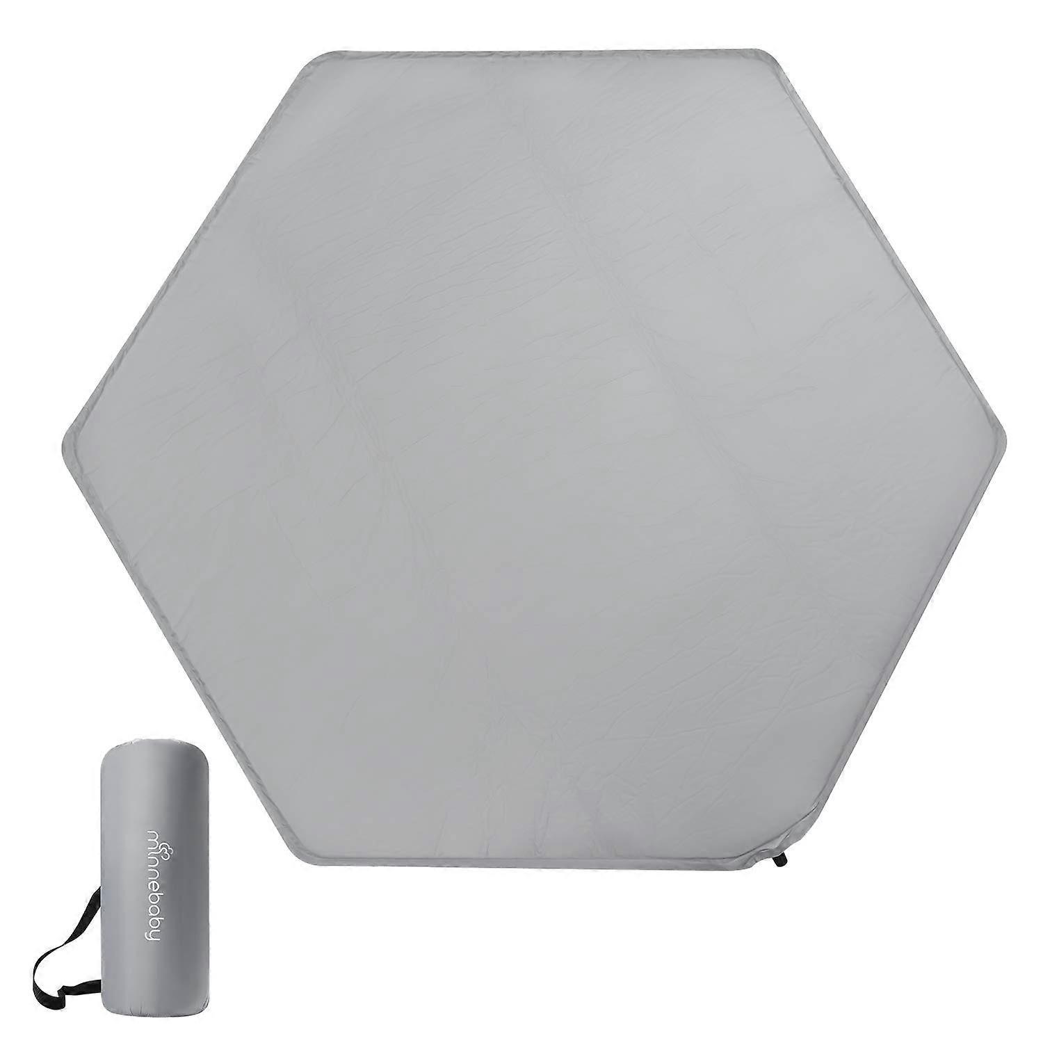 2025 Τελευταίο μοντέλο Minnebaby Hexagon Playpen Mat Συμβατό με hiccapop Portable Playpen &; Regalo Play Yard, Self Inflating Playard Pad, Comforta