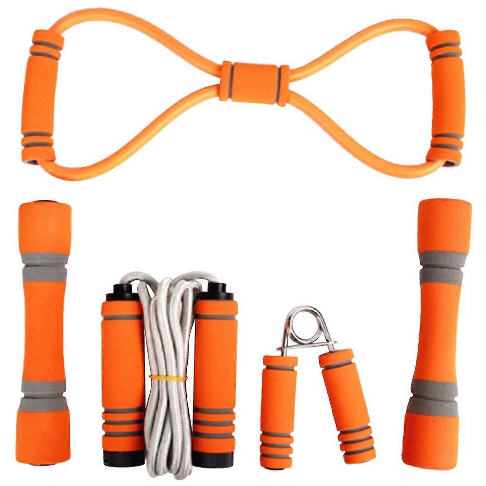 Fitness Accessories Athletic Jump Rope Exercise Puller Compact Structure 5Pcs Sports Accessory