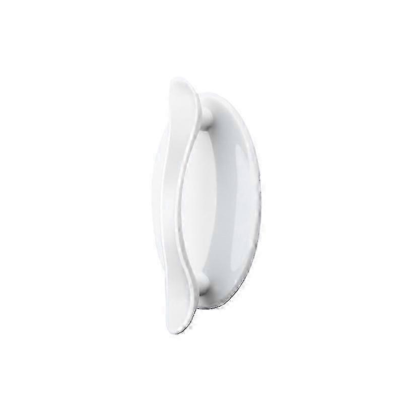 Adhesive Door Handles (4pcs)  ABS Plastic White
