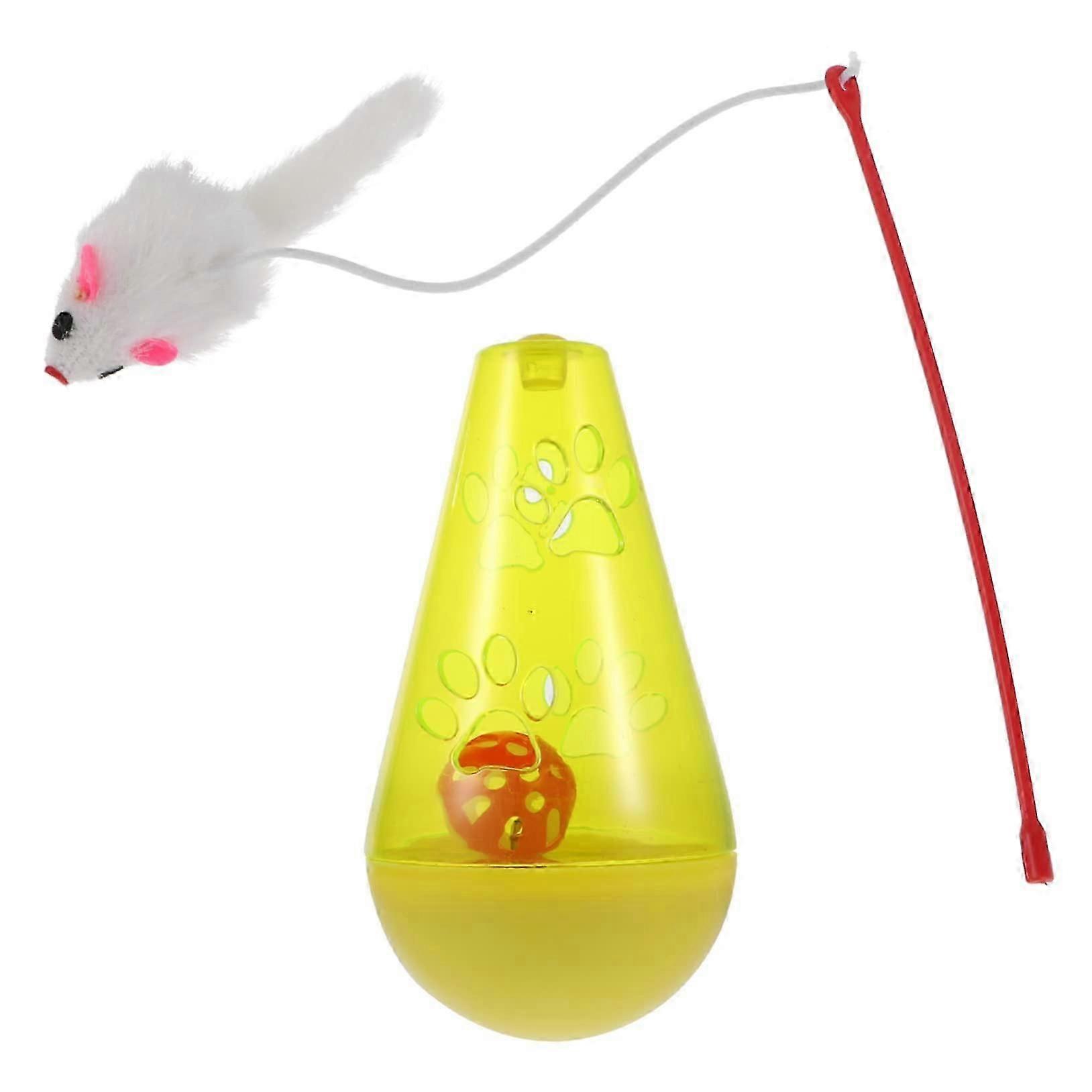 Cat Treat Puzzle Feeder Automatic Leak Toy Cat Interactive Toys Tumbler Games Creative Pet Supplies