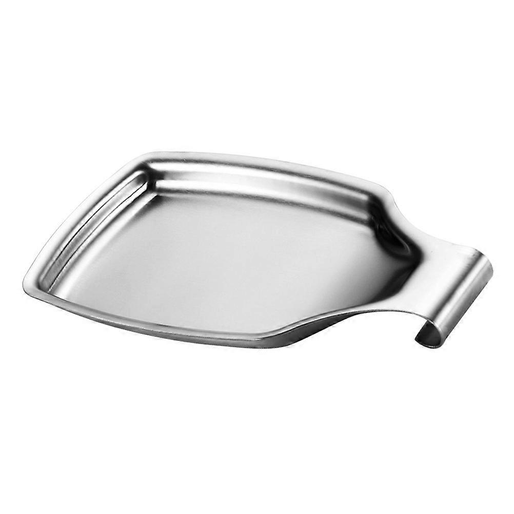 Household Stainless Spoon Storage Rack for Kitchenware Use 1Pcs Silver