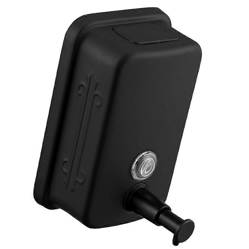 Wall-Mounted Soap Dispenser 1Pcs Black Stainless for Storage Use
