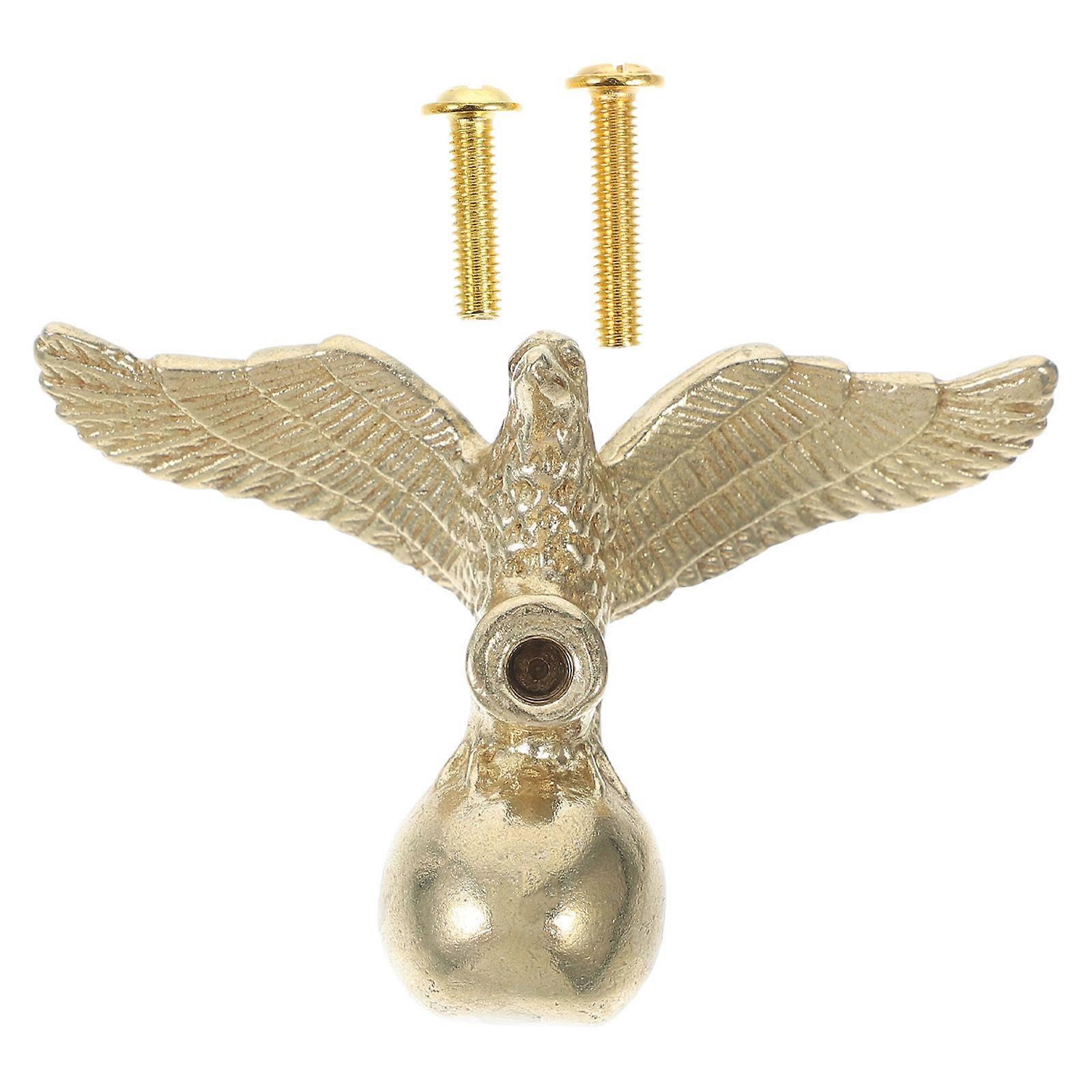 Cabinet Hardware Pulls Unique Eagle Design Golden Color For Furniture Upgrade Wardrobe Handle 1Pcs