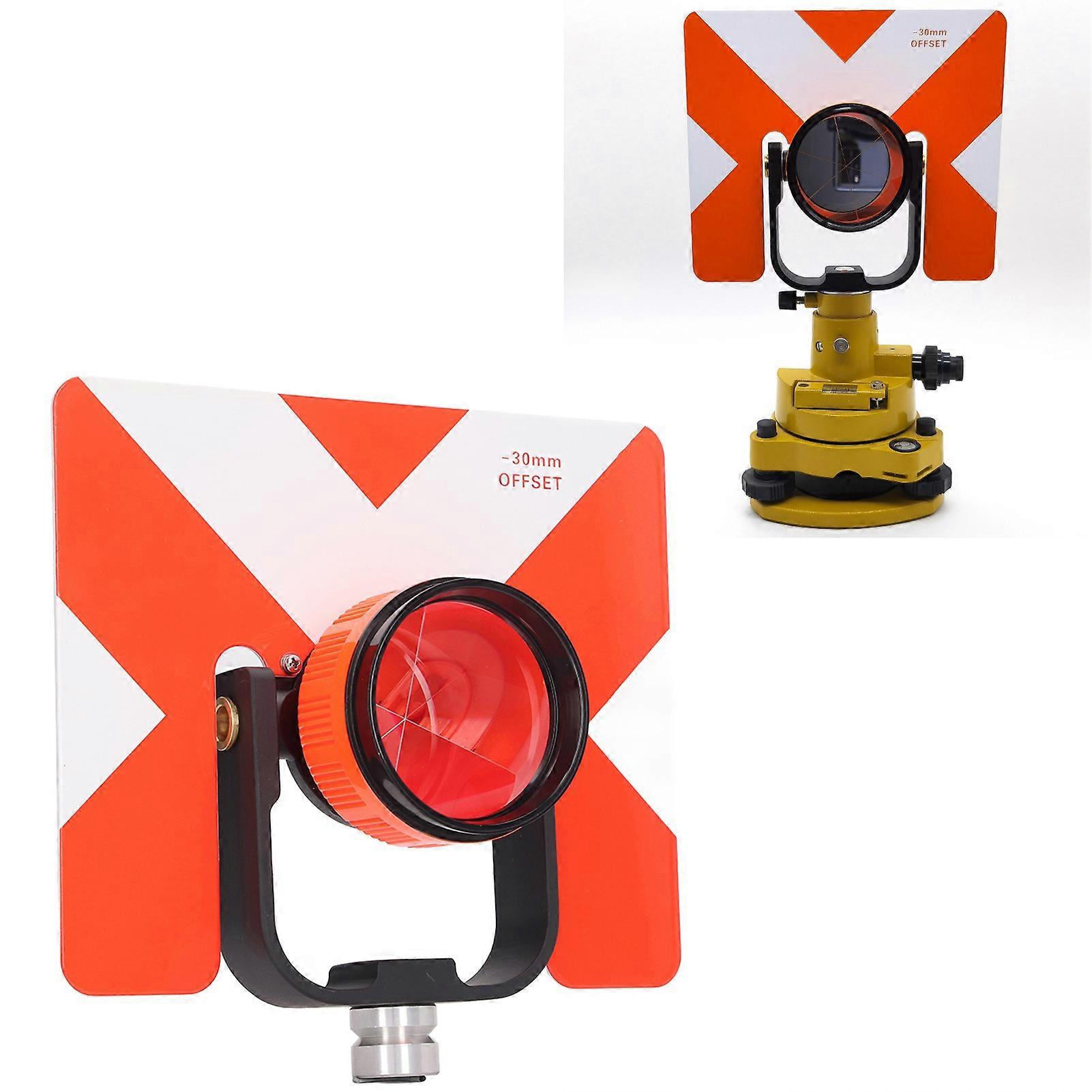 Single Tilt Prism Survey Prism 64mm Effective Diameter 0 Or ‑30mm Lens for Total Station 