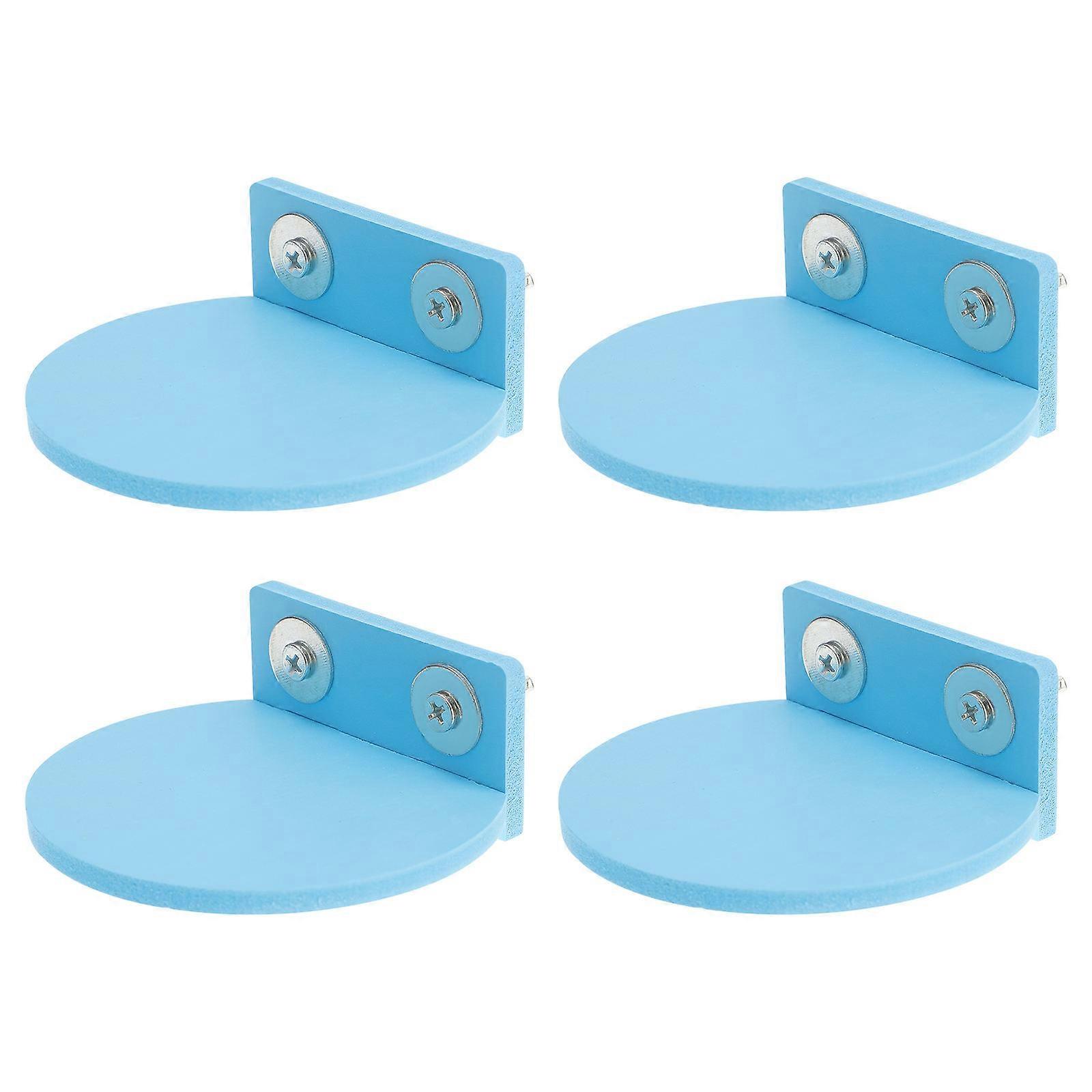 Skyblue Plastic Pet Jump platform for Small Animals like Hamsters and Parrots 4pcs