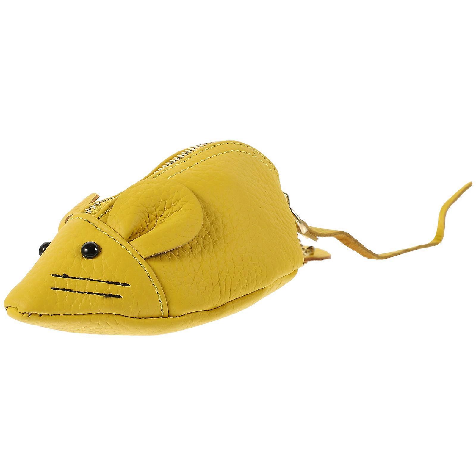 FRCOLOR Cute Mouse Shaped Coin Purse Small Wallet Random Color 1 Set