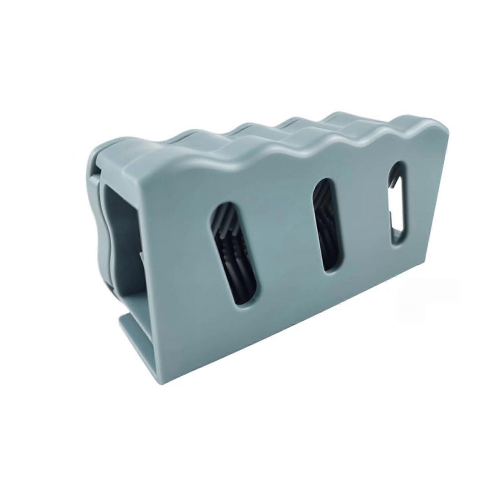 Reusable shower hair catcher wall mount, foldable and removable silicone drain filter with strong adhesive, no tools installation required (Gray).