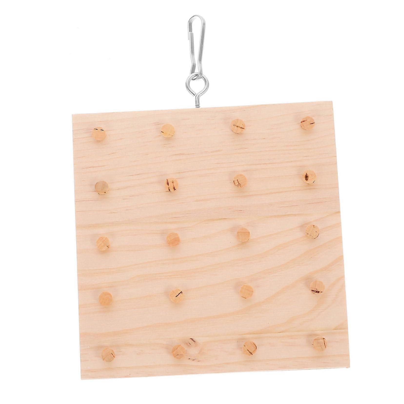 Hanging Parrot Toy Made of Natural Materials, Durable Chew Toy for Bird Cages, for Budgies and Cockatiels, Promotes Play and Movement, Ensures Fun