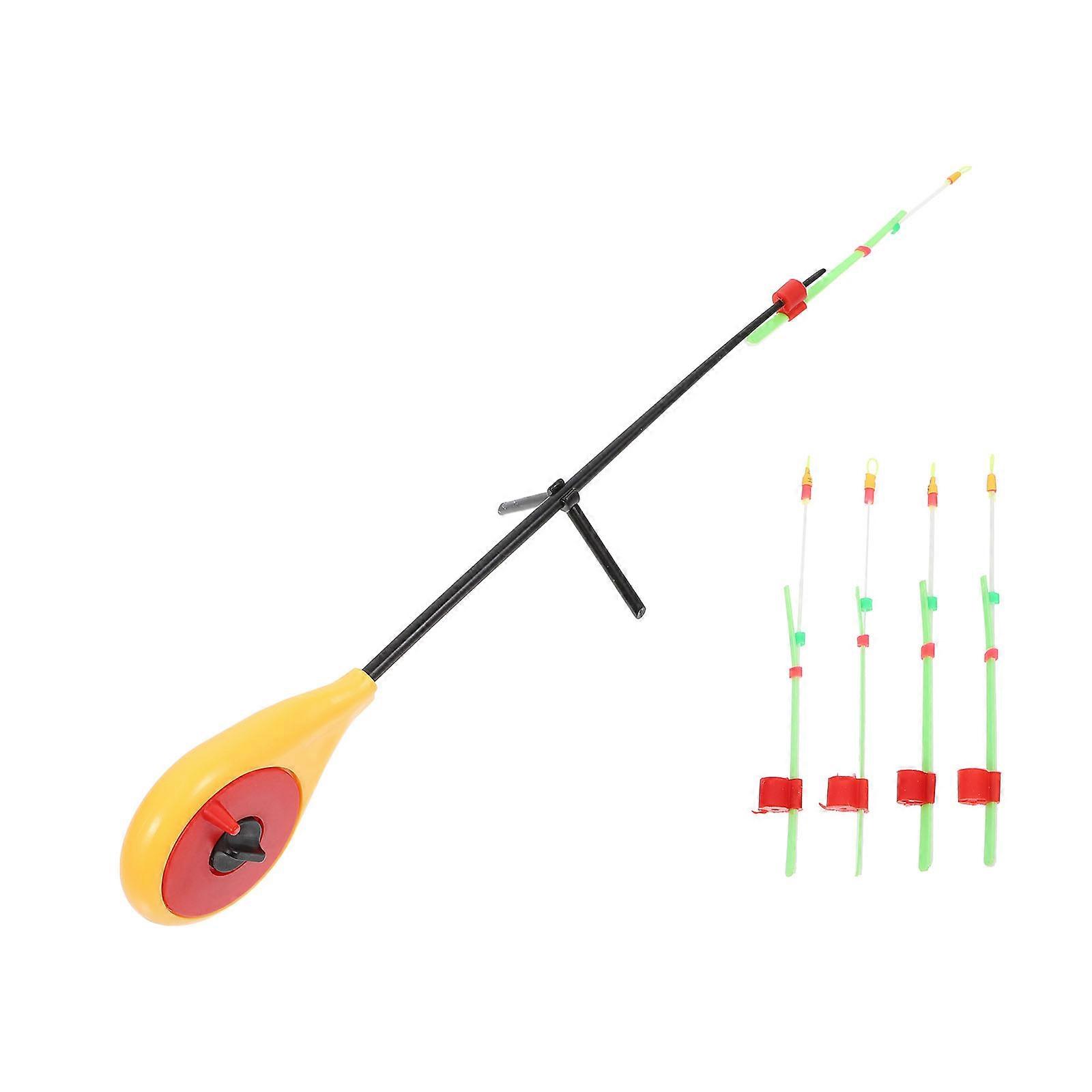 Ice Fishing Tool Set of Ice Fishing Rod for Outdoor Fishing Activities Assorted Color Lightweight Portable Design 1 Set