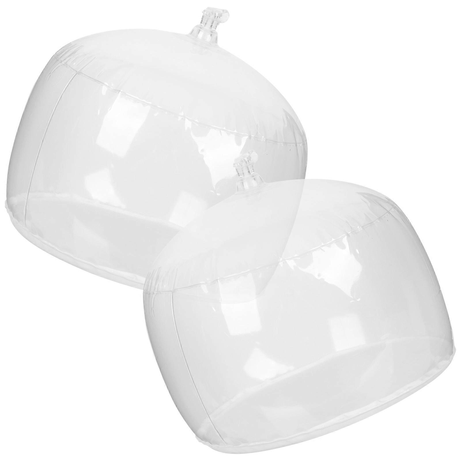 PVC Kids Hat Display Rack 2Pcs Inflatable Tabletop Storage Holder For Home Use 17x17cm Dome Shape