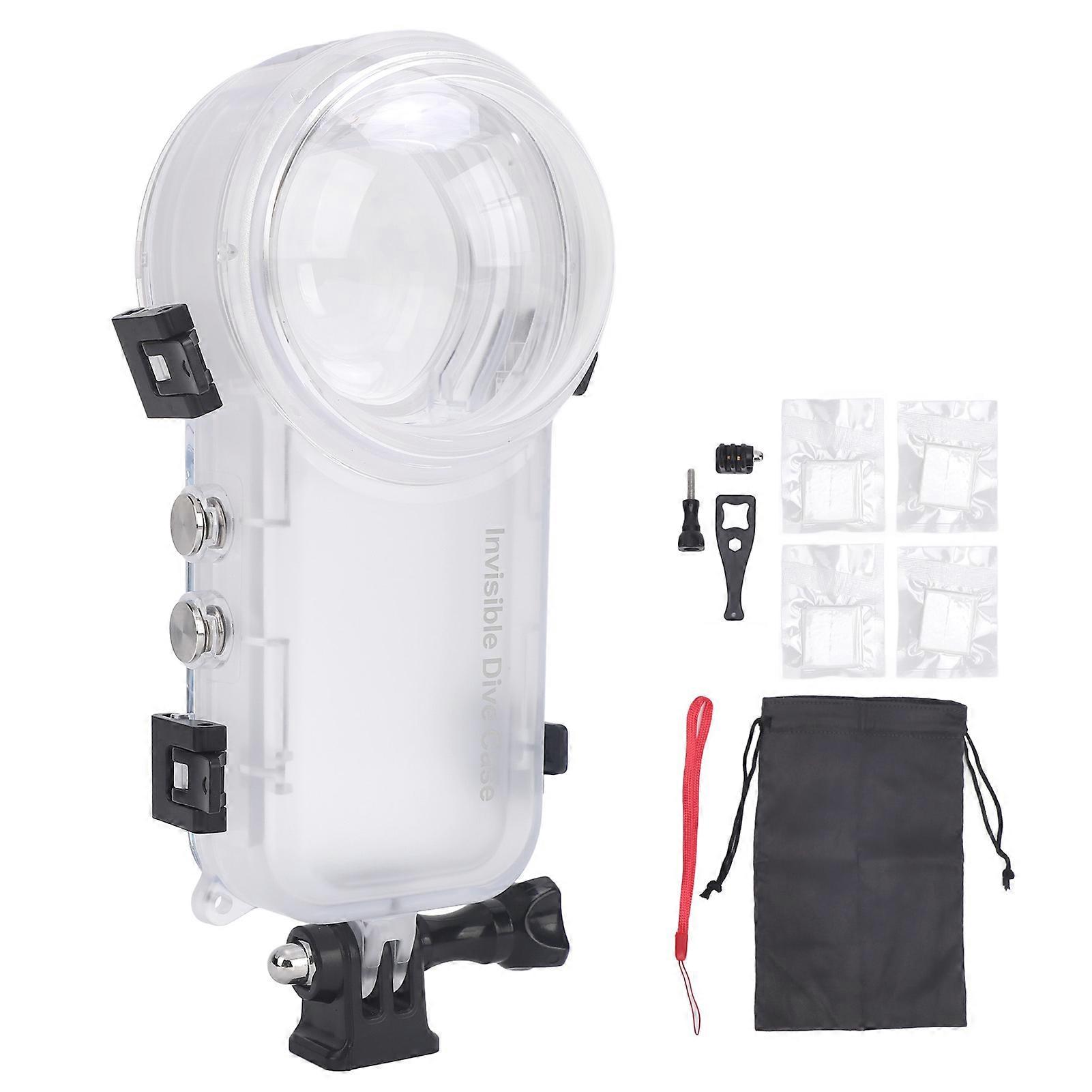 Action Camera Waterproof Case 50M Waterproof Underwater Diving Housing Case for Sports Camera Swimming Diving Surfing