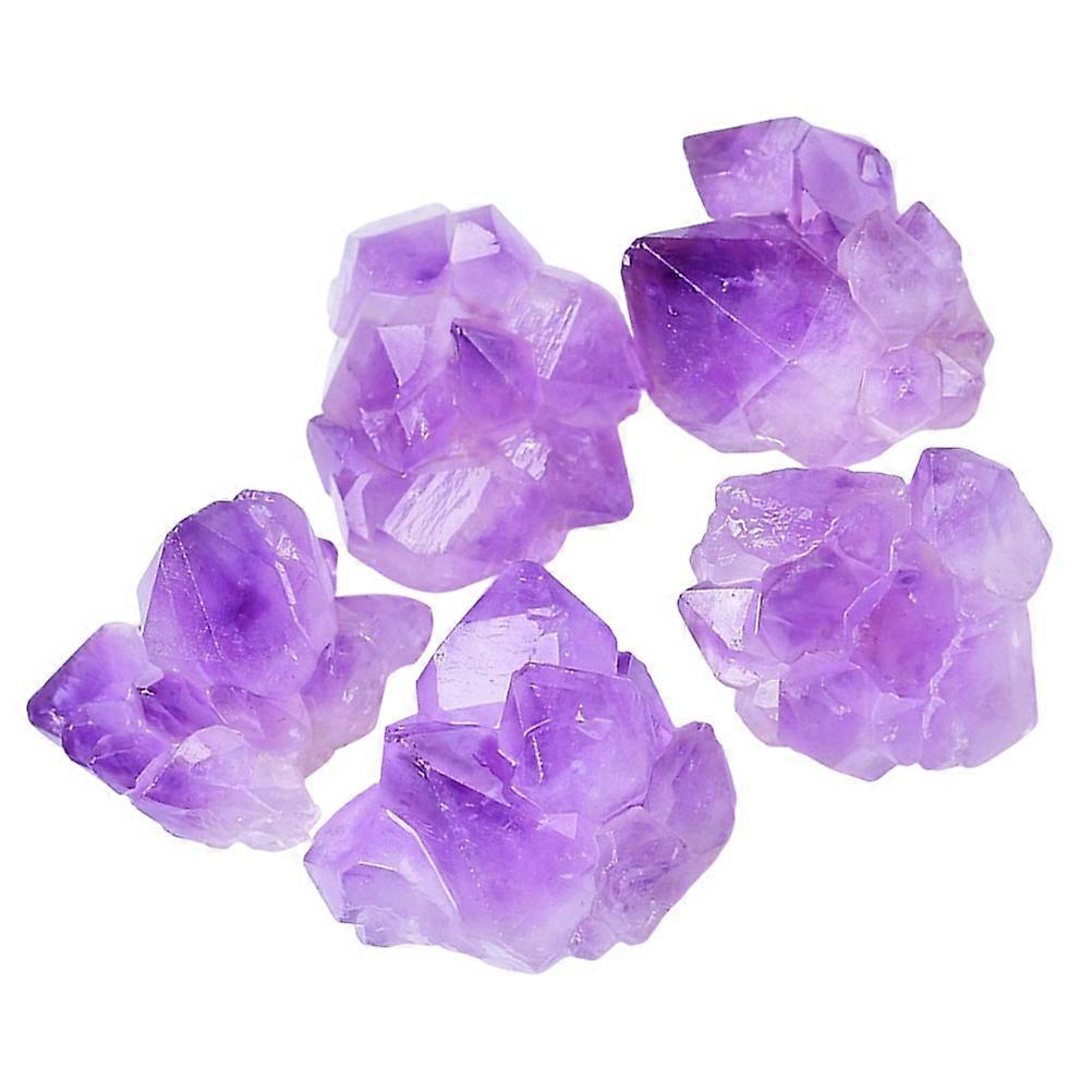 Natural Amethyst Crystal Clusters for Decoration Purple Handcrafted Decorative Blocks Ideal for Crafting Projects 1 Bag