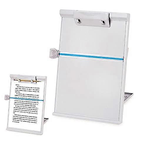 Document Holder A4 Writing Stand with Adjustable Clip for Office and School, Portable Reading Holder, Desk Organizer