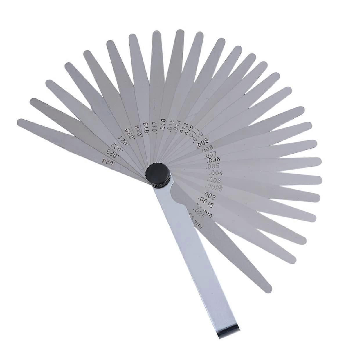 Feeler Gauge Set For Gap Measurements Portable Durable Precision Tool Stainless Steel Metric And Imperial Sizes