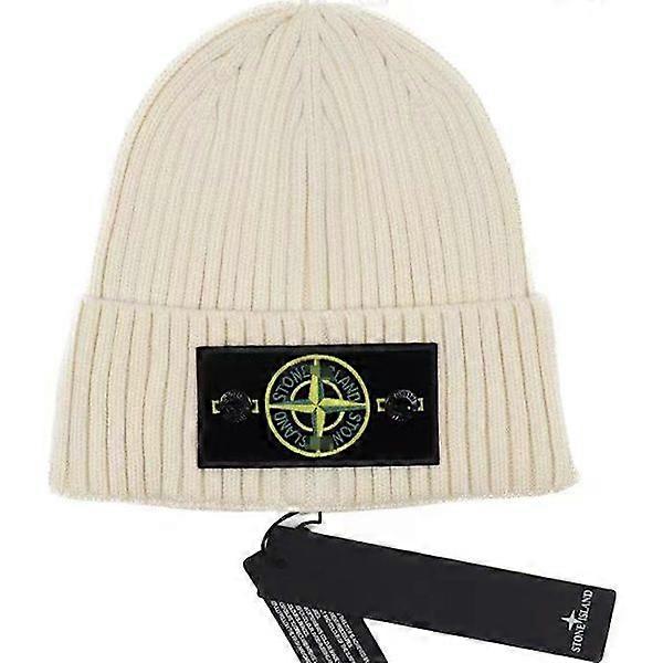 Knitted hat Men's thickened wool hat solid color 1