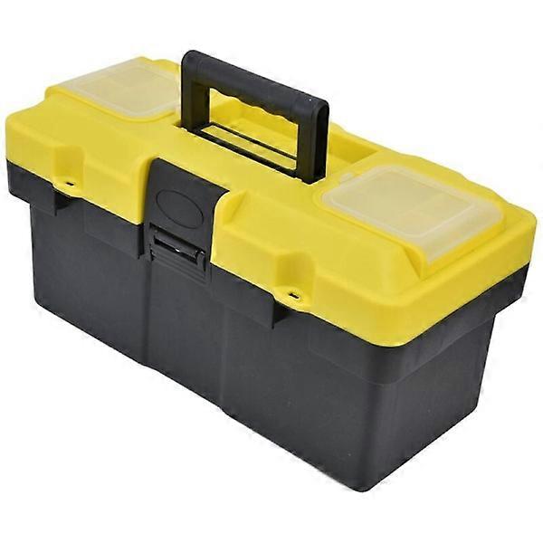 Plastic Toolbox, Double-Layer Rear Hinge Design and Buckle Box with Handle That Can Be Easily Carried.