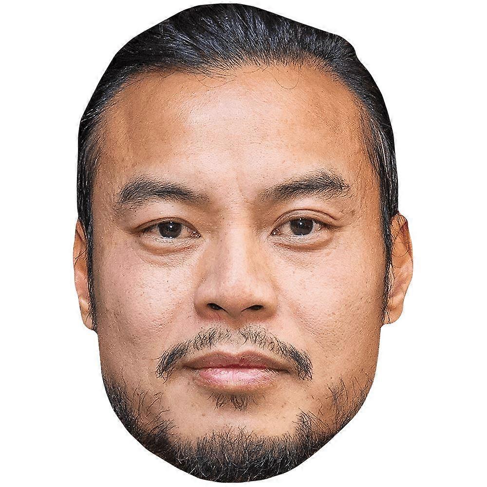 Quang Luong (Beard) Celebrity Mask, Flat Card Face