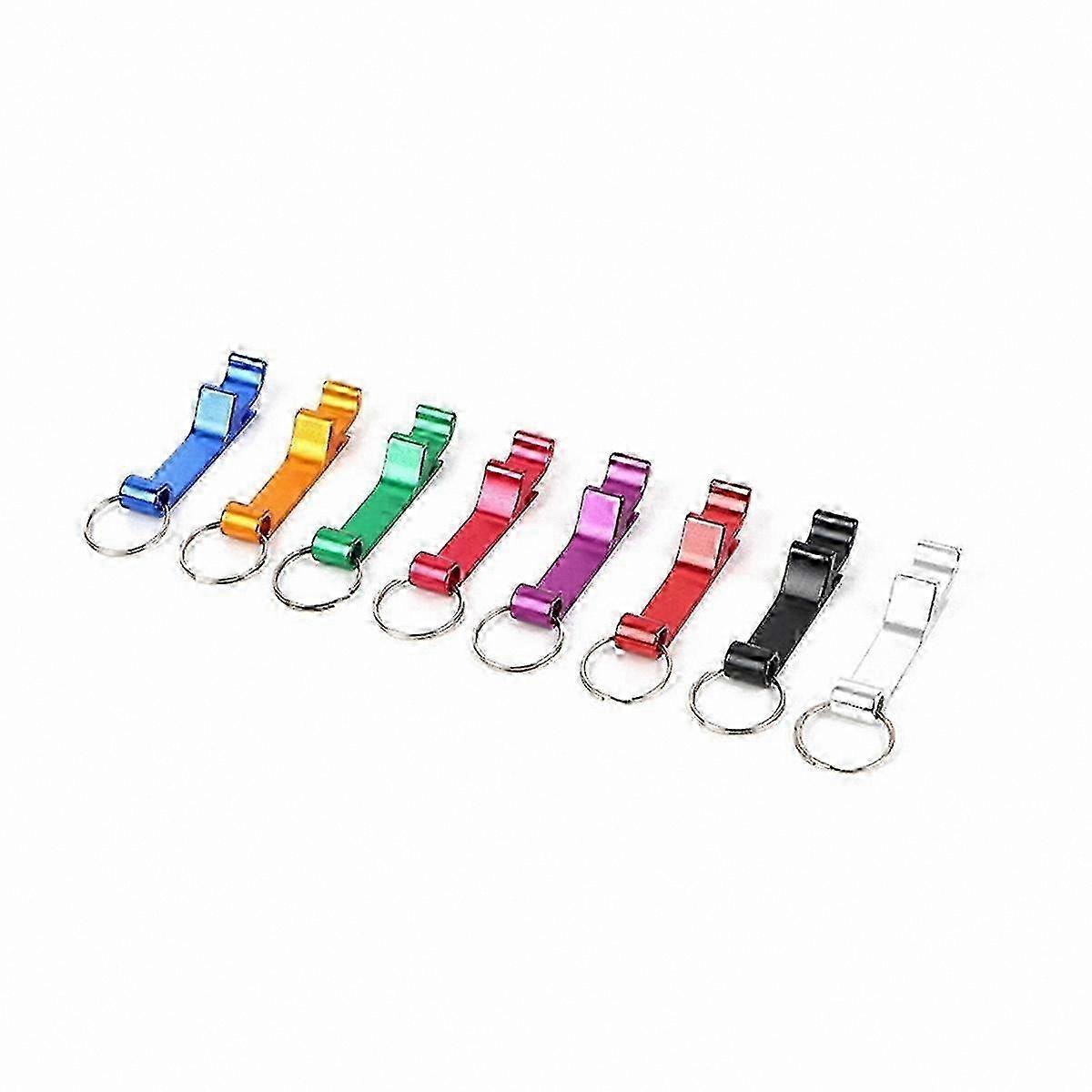 Compact Aluminum Alloy Bottle Opener Keychain, 40 Pack, Ideal for Parties and Events