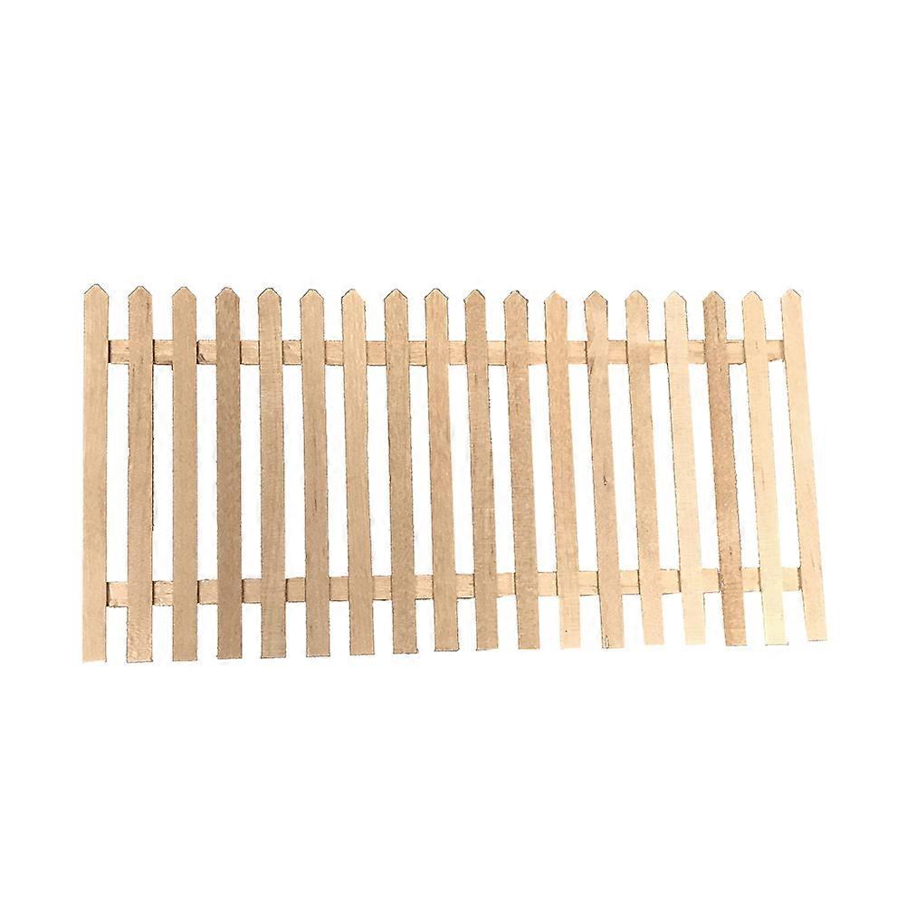 מיני אביזרי גן מיניאטורי גידור עץ diy פיות גן בית שערי תפאורה קישוט צורה מלבנית 1:12 קנה מידה 1 pc