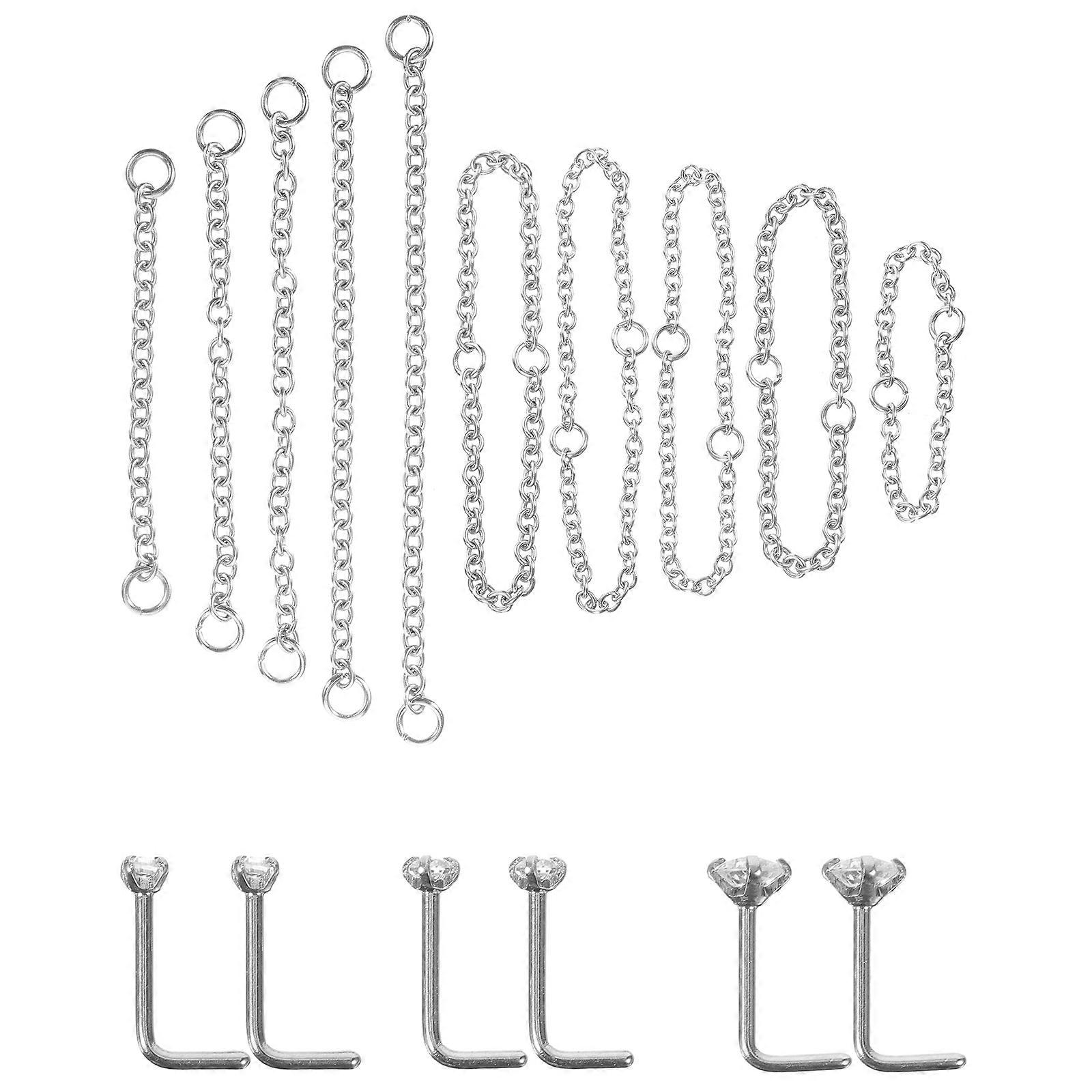 Stylish Nose Studs, Versatile and Functional, Complement Your Look