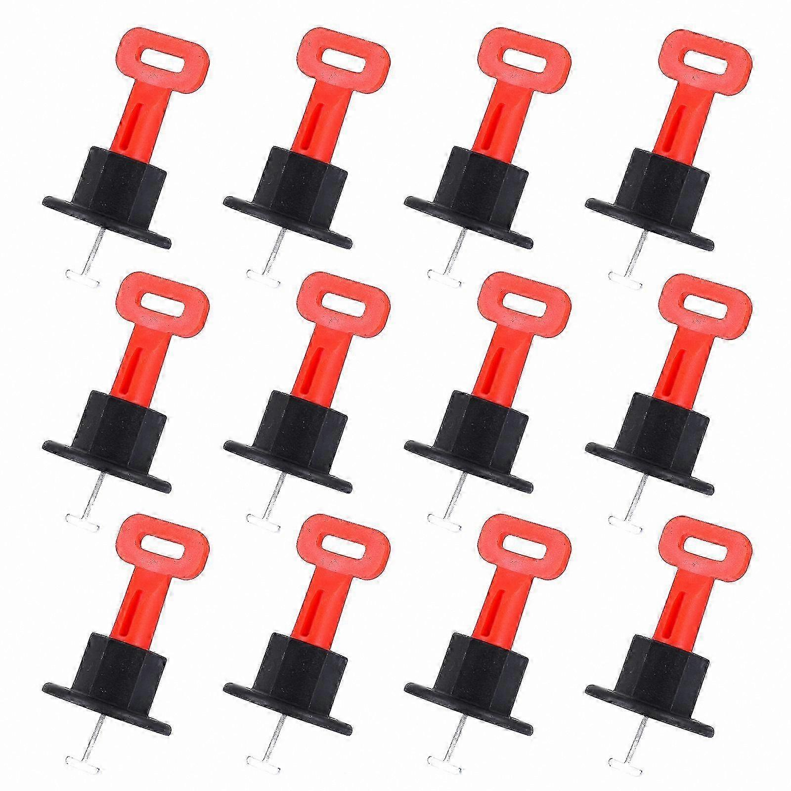 50-Pack Tile Leveling System for Flooring and Walls, Construction Wedges for DIY Projects