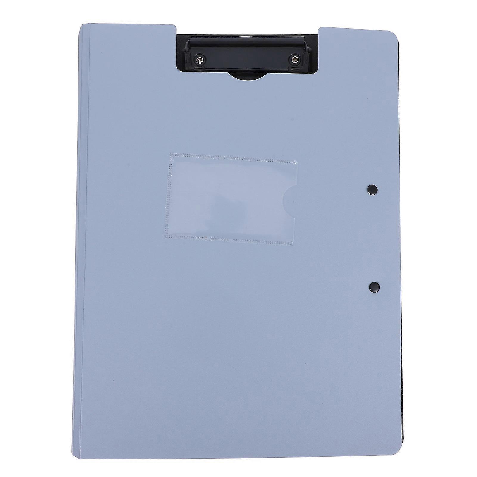 Foldable Clipboard A4 Size Document Folder Grey For Office School Professionals 1 Set