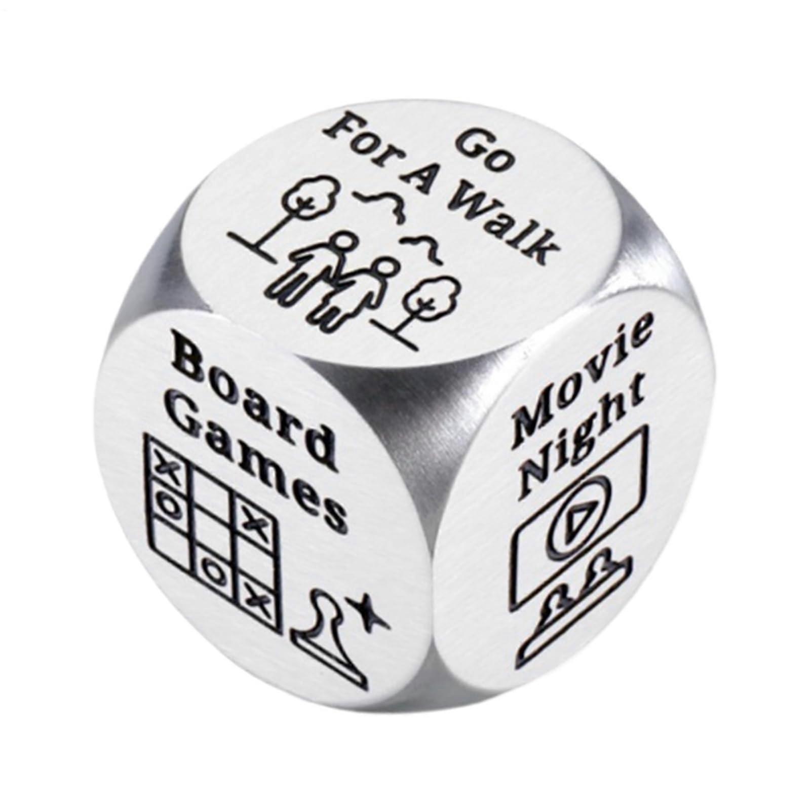 Creative Decision Dice Date Night Game For Couples 0.63-Inch Dice Set Of 2 Roll-Based Idea Generator Jc-26-4
