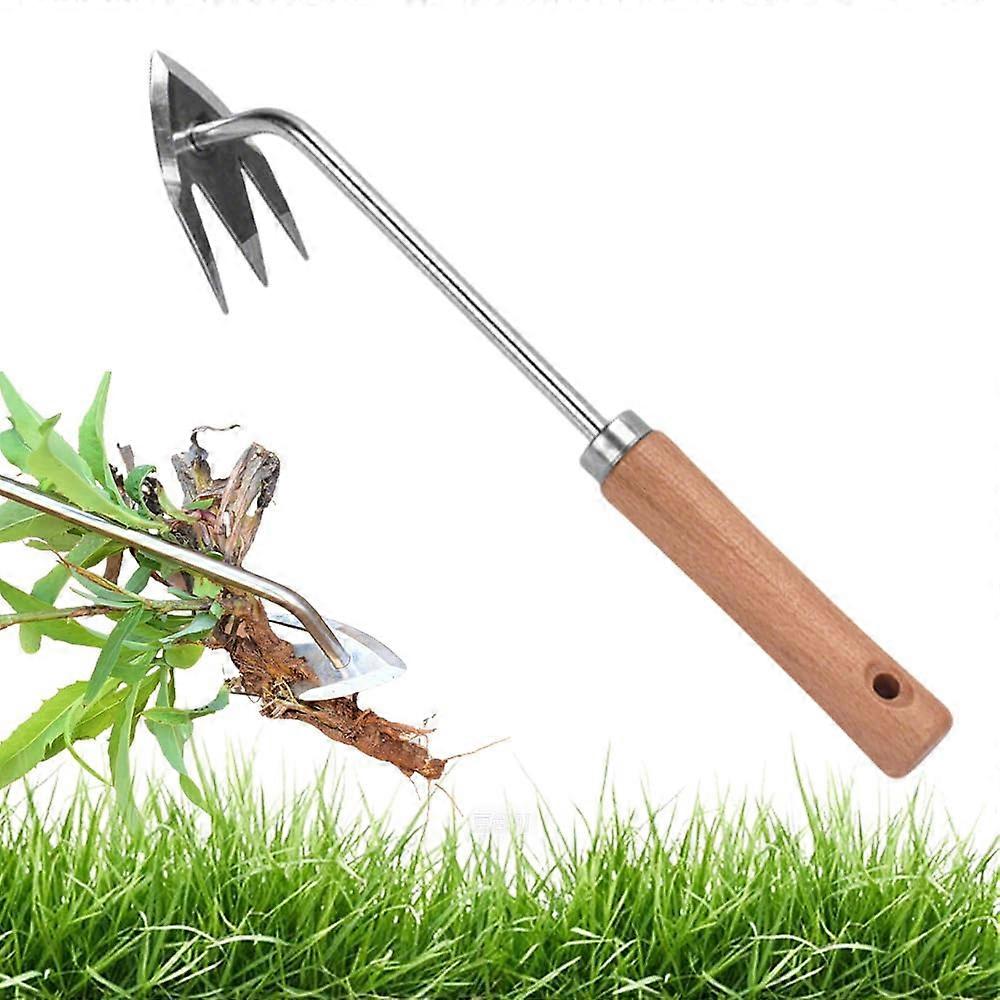 Garden Tool - 2025 Silver Weed Uprooting Tool for Hand Weeding, Digging, and Transplanting, Model A