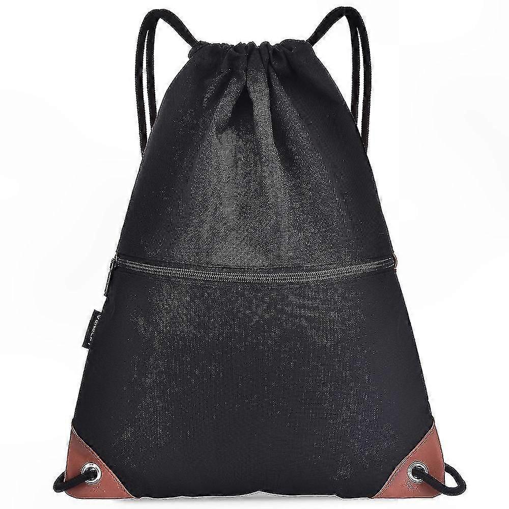 Waterproof Drawstring Gym Bag with Bucket Design for Sports and Travel