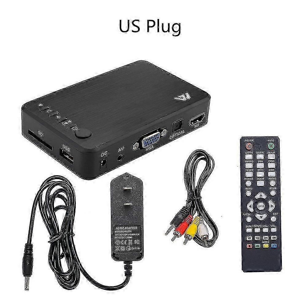 Full Hd Multimedia Player Usb External Hdd Media Player Autoplay -compatible Tv Box Tv Video Av Mkv Avi 2025