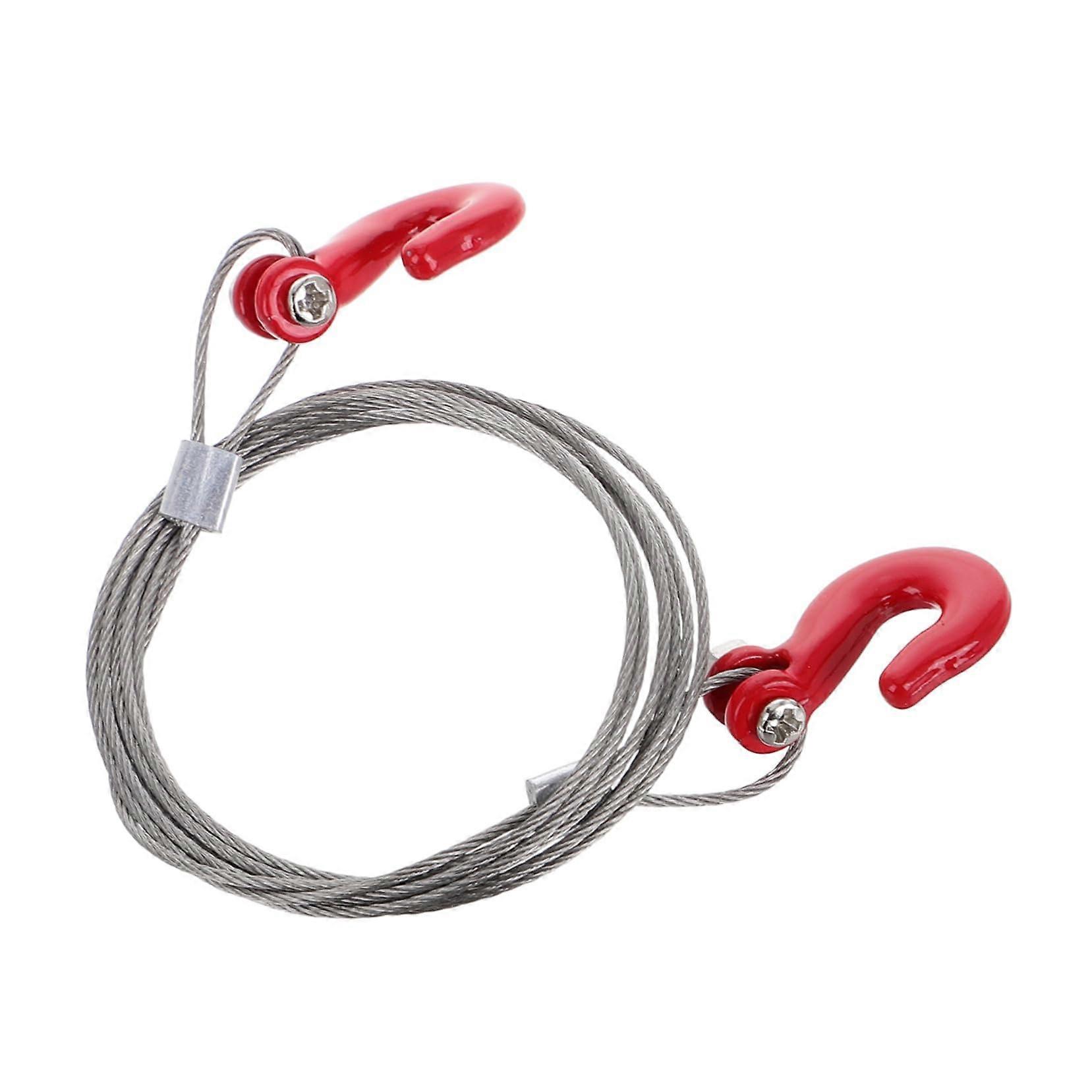 RC Trailer Chain Hook For Axial SCX10 90046, Metal Tow Hook, RC Crawler Towing Accessory