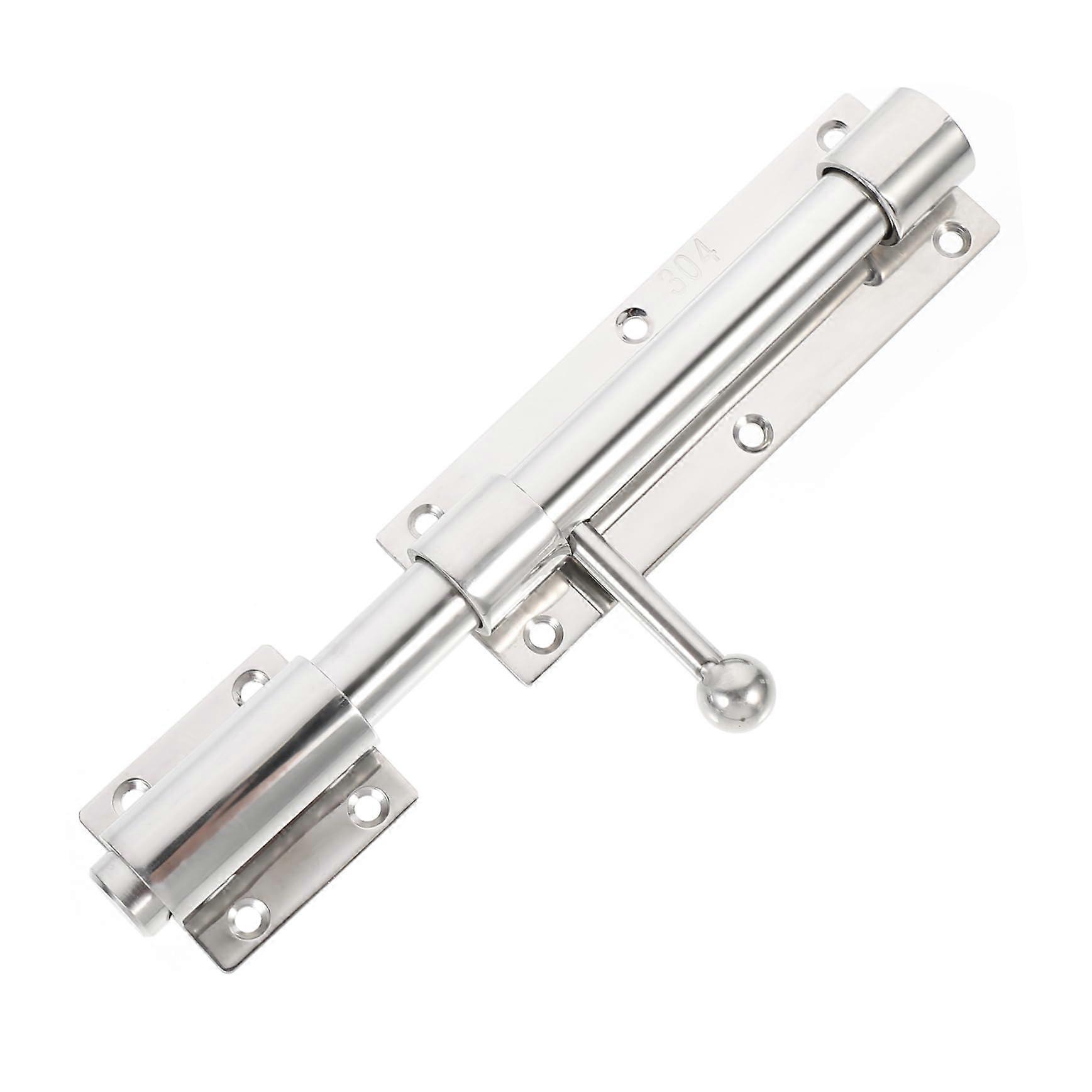Security door lock, durable door bolt with deadbolt for windows and doors, corrosionresistant window security for bathrooms and bedrooms.