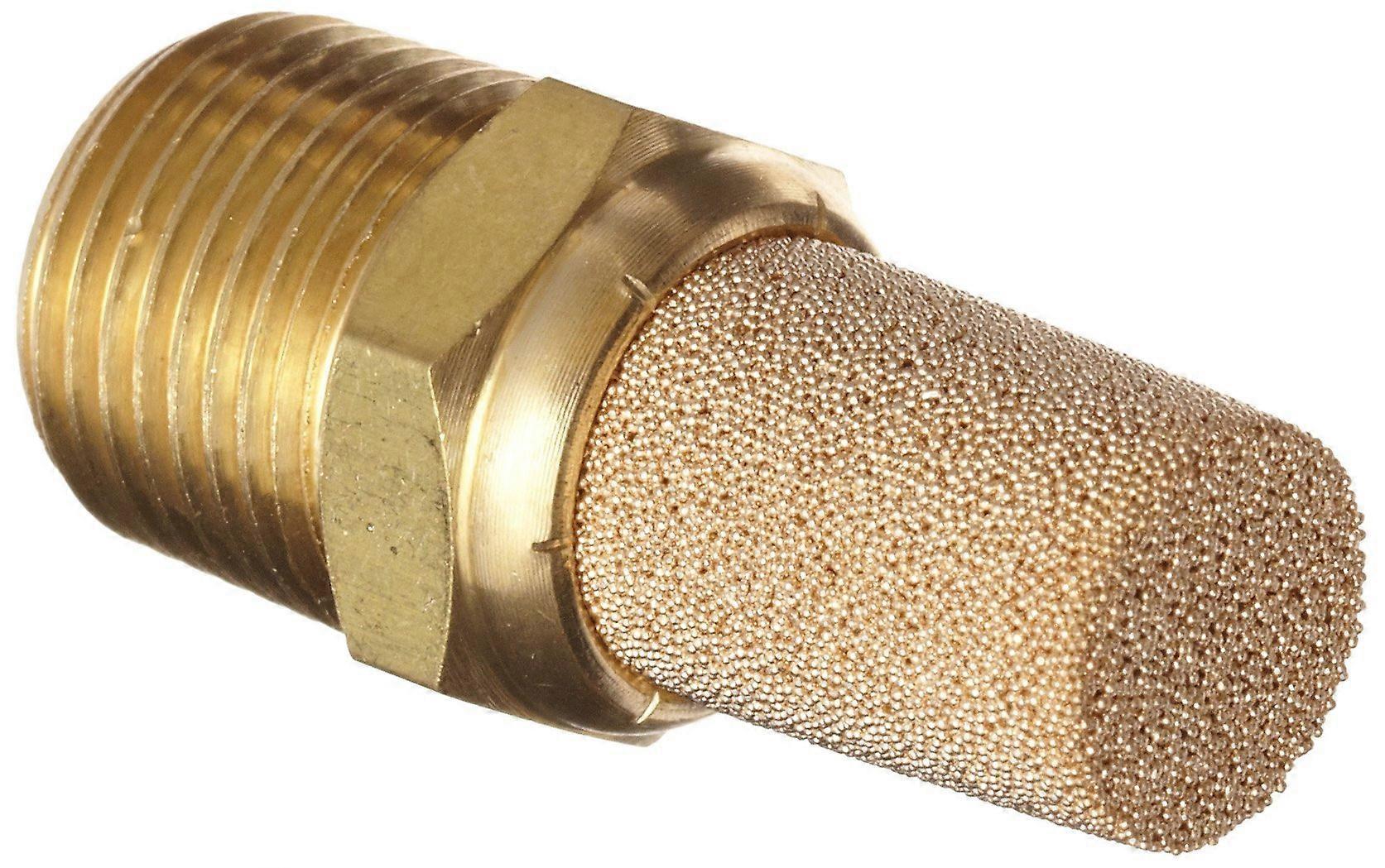 1/4" Sintered Bronze Muffler - 5 Pack for Pneumatic Air Systems - Durable, High-Performance, Noise Reduction