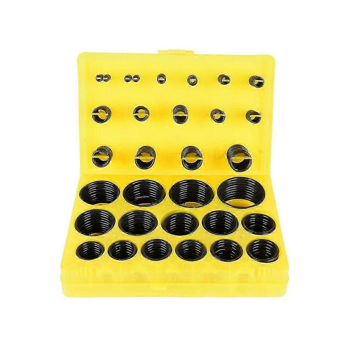 Assorted Black Nitrile Rubber O-Ring Set - 30 Sizes for UK Sealing & Gasket Needs