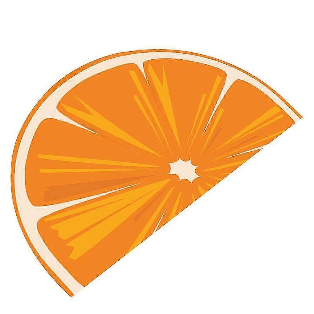 Rainbow Orange Printed Door Mat