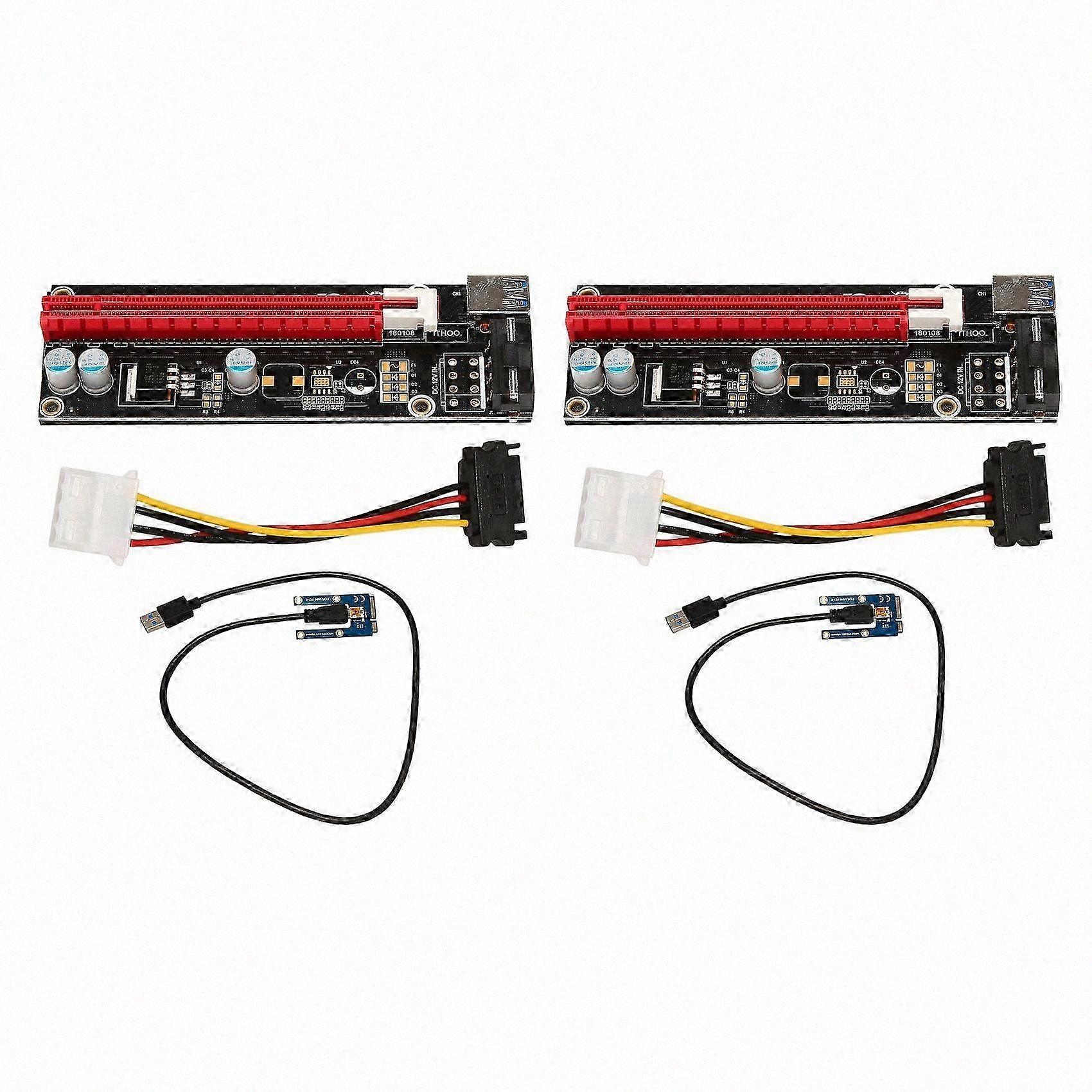 2X Mini PCIe to PCI Express 16X Riser for Laptop Image Card EXP GDC BTC Antminer Miner MPCIe to PCI