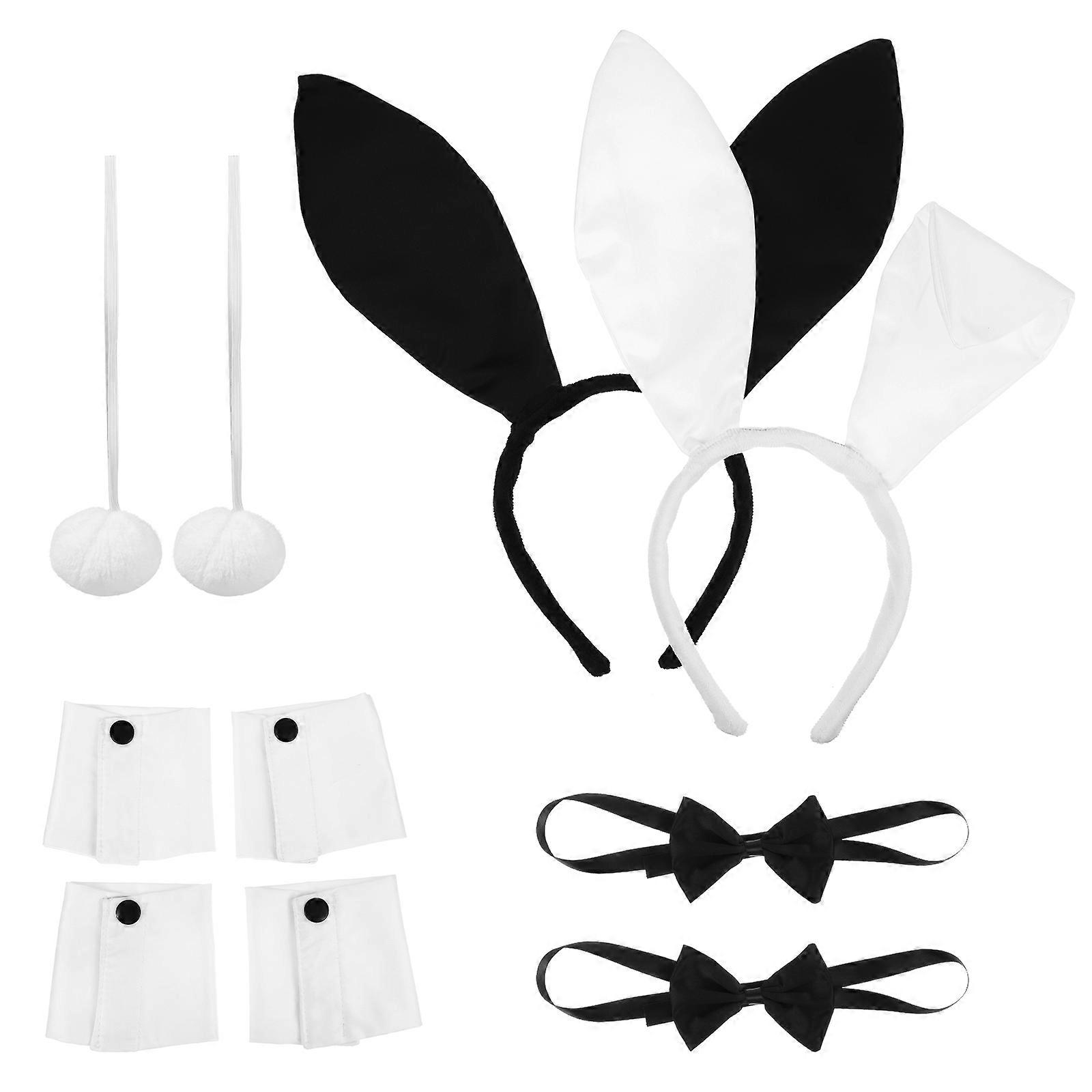Rabbit Headwear Set for Party Cosplay Costume Accessory Assorted Color 1 Set