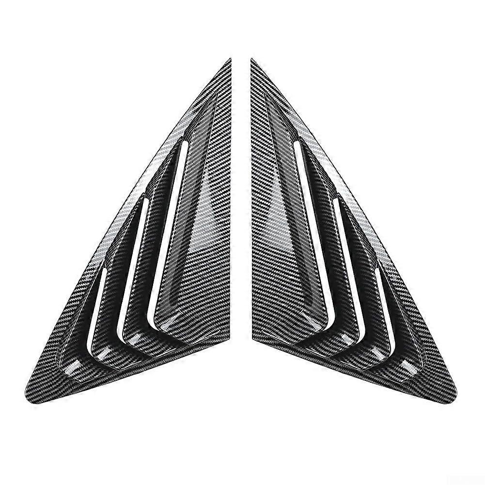 Sleek Integration of Rear Triangle Shades Sides Vents in One Package for Models (19 to 24) (Carbon Fiber look) Ref: 1371
