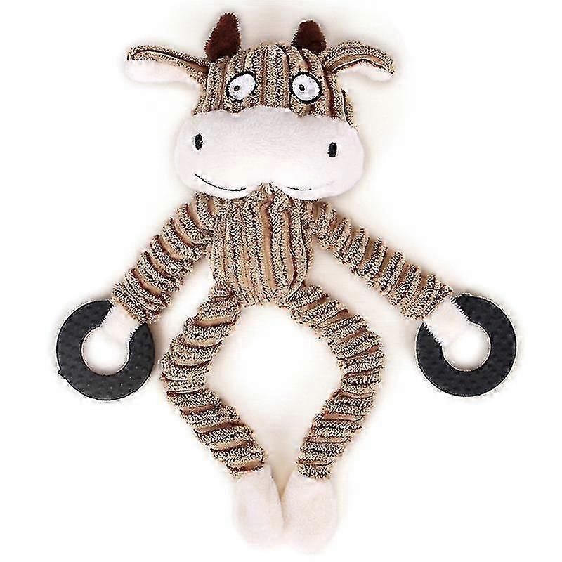 Corduroy Dog Toys Puppy Chew Toys Plush Dog Squeaky Toy For Small L...