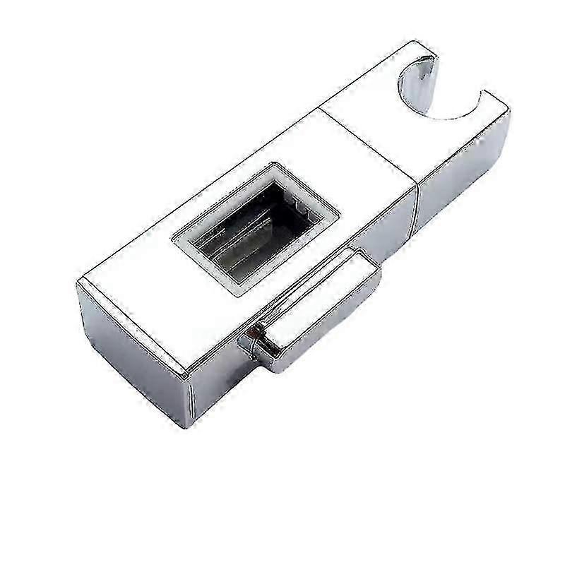 Replacement Hand Shower Bracket Square, Adjustable Hand Shower Bracket 30*18mm Hand Sprayer Holder For Slide Bar Chrome Plated