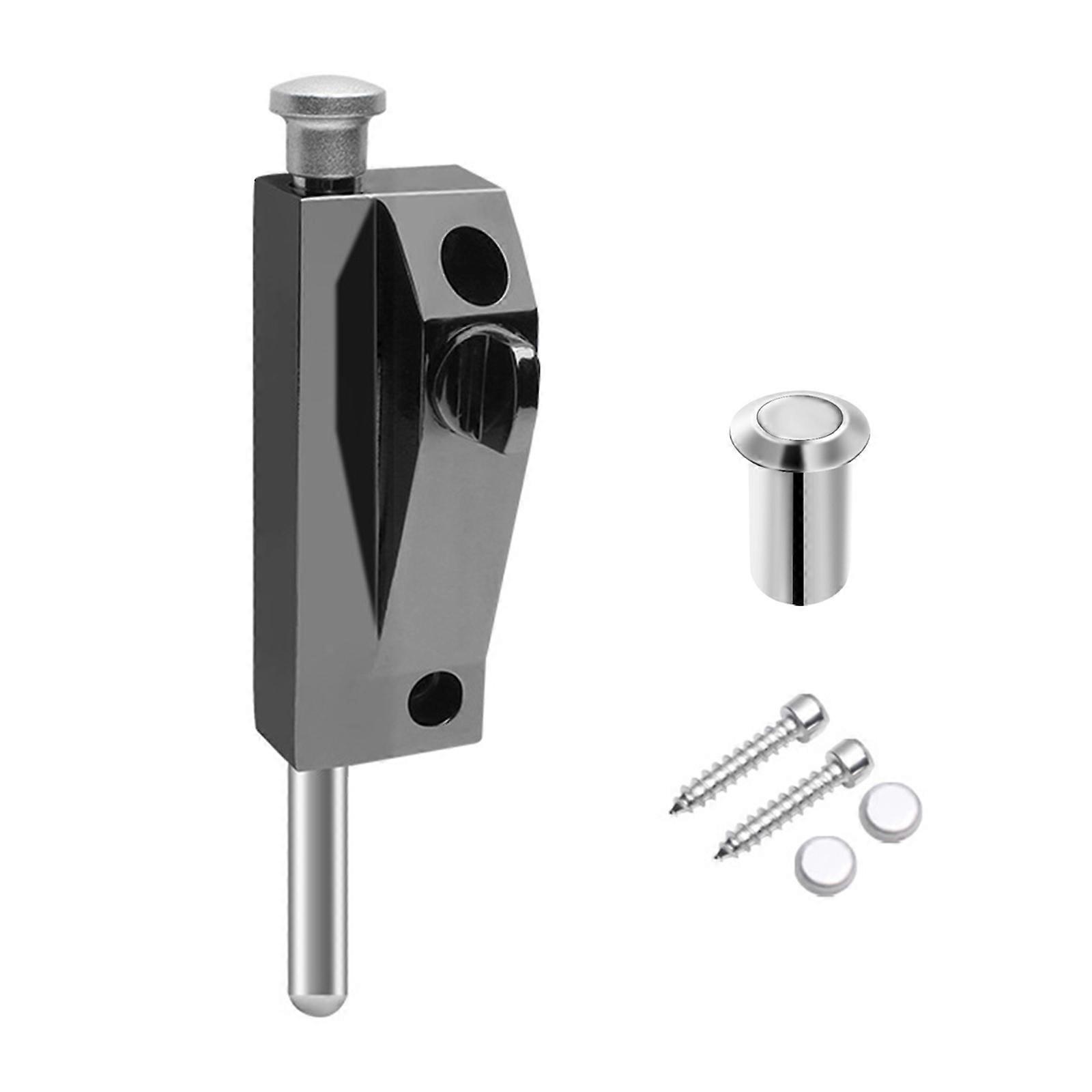 Multipurpose Door Lock Heavy Type Rotating Latches Corrosions Resistant Quickly Installation High Traffics Areas Titanium black